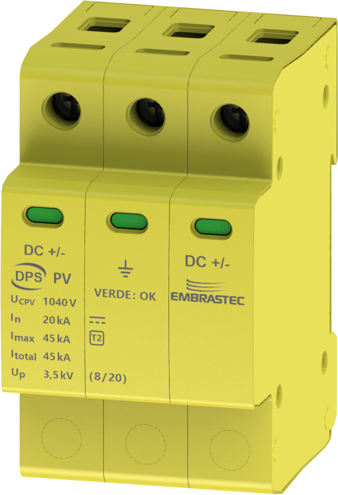DPS SOLAR G6 1MPPT - FOTOVOLTAICO 1040 V - 45 KA - Imagem 2