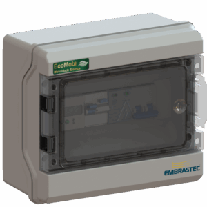 ECOMOBI PROTEÇÃO P/ CARREGADOR VEIC 7KW 220V C/ MEDIDOR