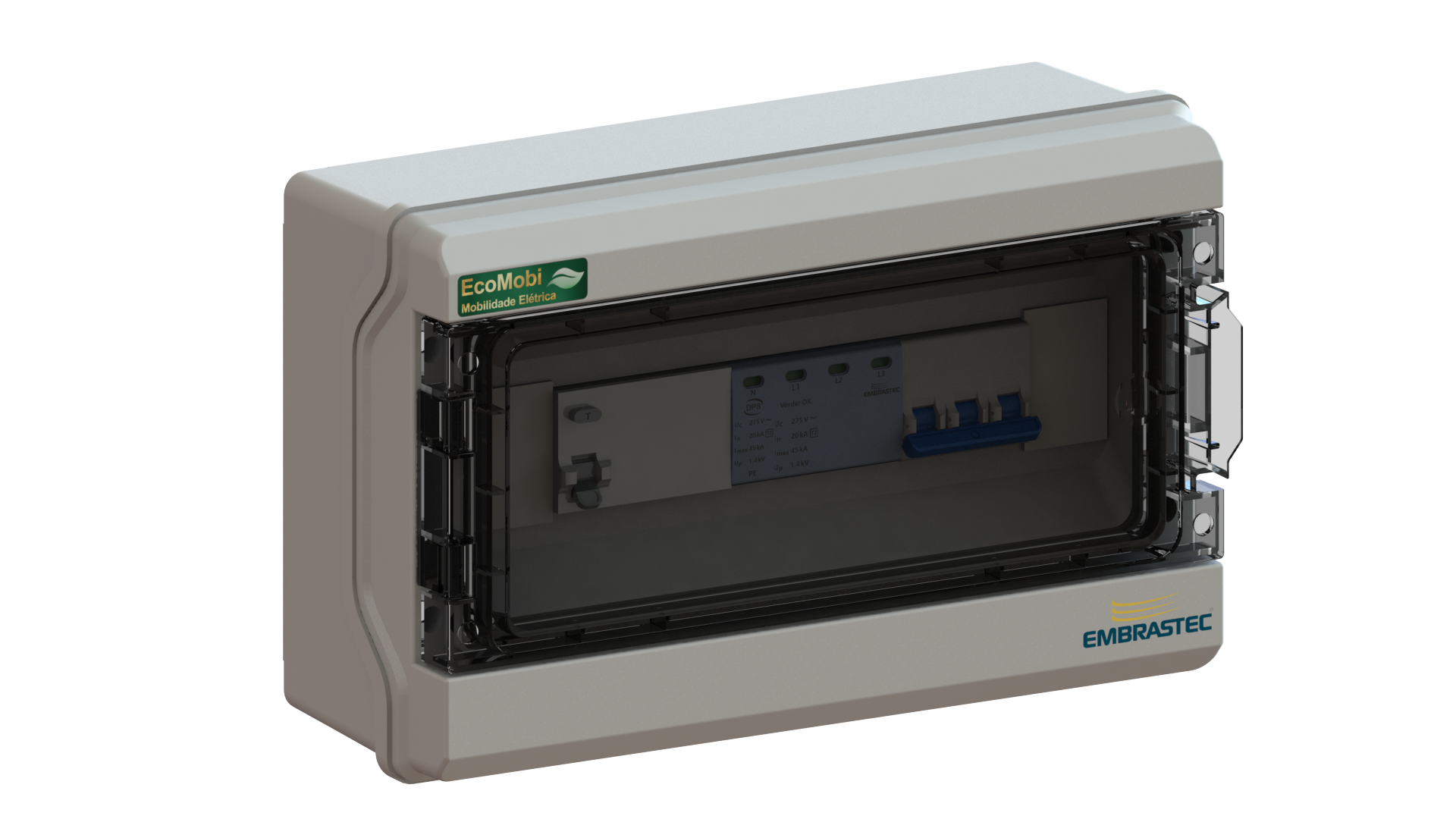 ECOMOBI PROTEÇÃO P/ CARREGADOR VEIC 22KW 380V