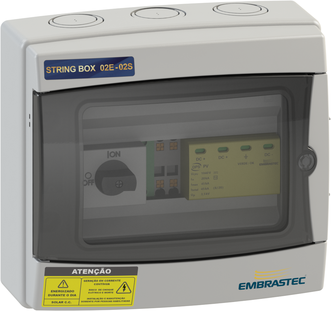 SB 02 ENTRADAS_02 SAIDAS 40A - 1040VCC 45KA 2MPPT